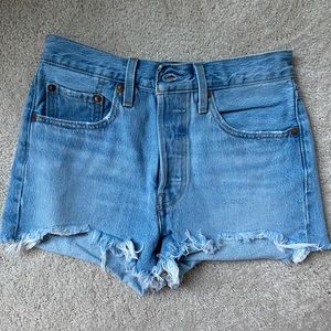 High Waisted Jean Shorts